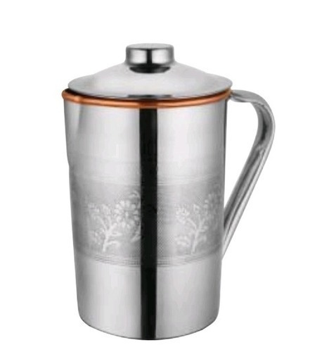 SS Embossed Copper Jug 2 No. DC-96 