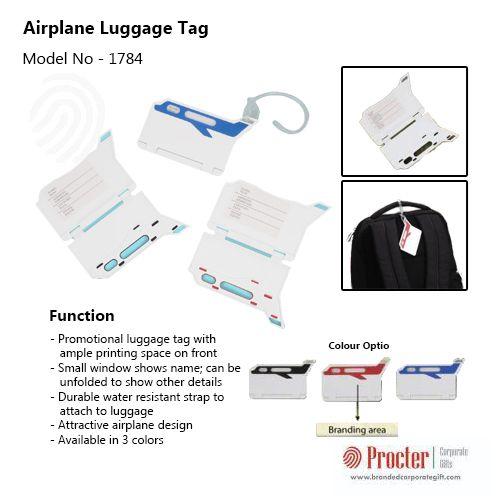  Airplane luggage tag E100