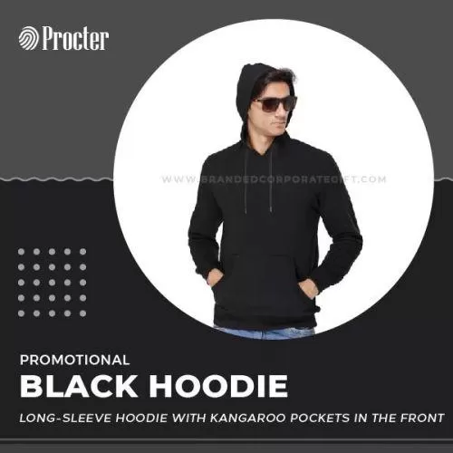  Black Hooded Sweatshirts KL-HOODOE-01