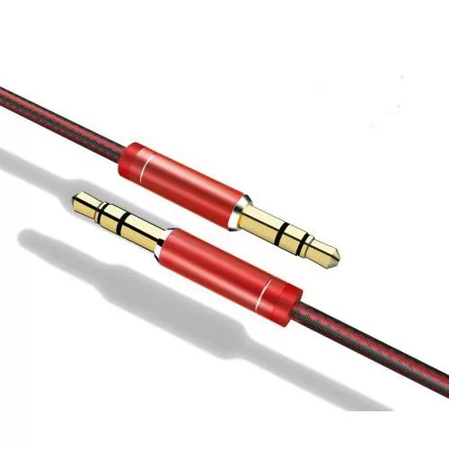 PROCTER - Pebble Nylon Braided AUX Cable - 1 Meter PNCA10