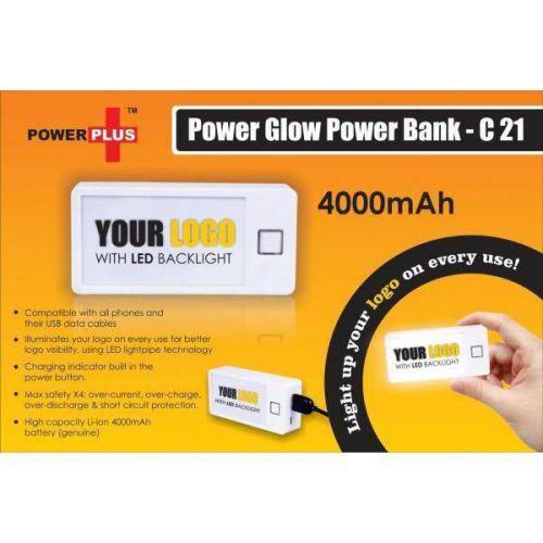 PowerGlow Power Bank (With backlit logo area) (4000 mAh)