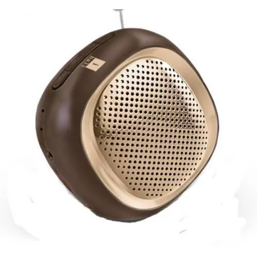 Iball Musi Cube With FM Radio-BT 20 Portable Bluetooth Mobile/Tablet Speaker  (Gold, 2.0 Channel)