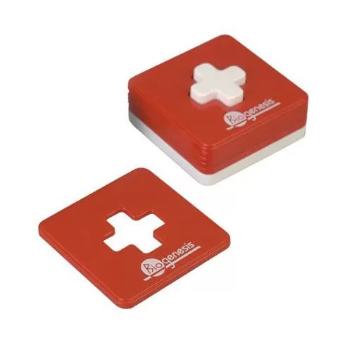 Red Cross Coaster Set of 6 PD 1215 