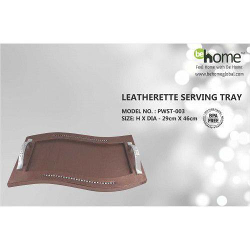 BeHome Leatherette Serving Tray PWST-003