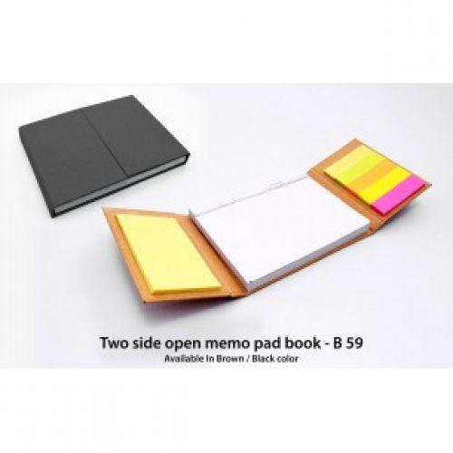 PROCTER - TWO SIDE OPEN MEMO PAD BOOK B59 
