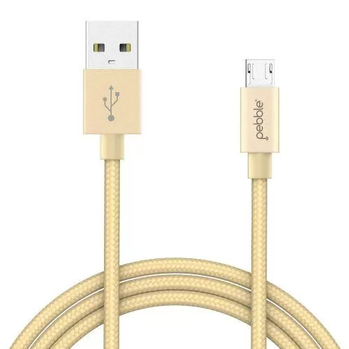 Pebble Type A to Micro USB Cable for Android Devices - 3.2 Feet (1 Meter) PNCM10 