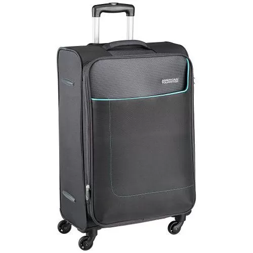 American Tourister Jamaica Polyester 58 cms Grey Softsided Carry-On