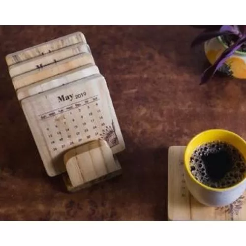 Calendar Coaster with stand