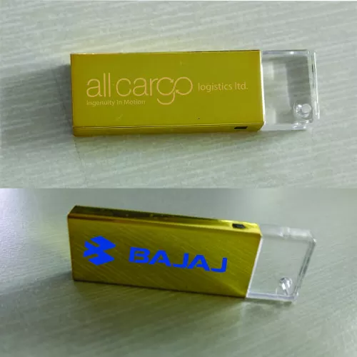 Mini Gold Metal pen Drive U355