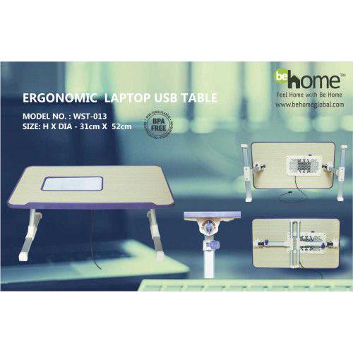 BeHome Ergonomic Laptop Usb Table WST-013