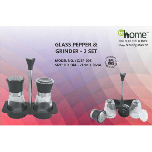 BeHome Glass Pepper & Grinder CJSP-005