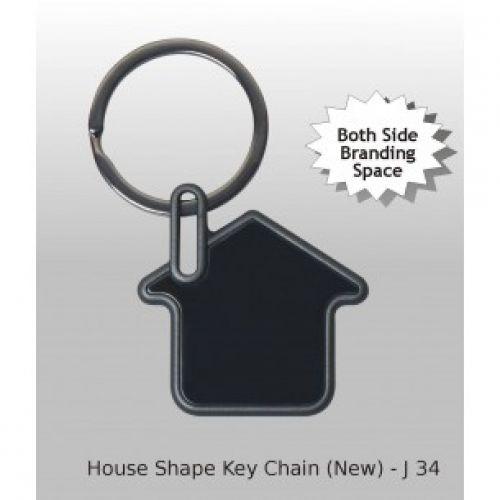 PROCTER - HOUSE SHAPE KEY RING - 2 SIDE PRINTING SPACE J34 