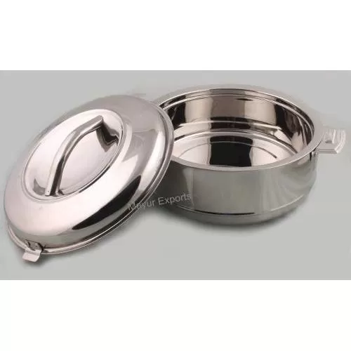 Milton Stainless Steel Casserole With Lid 2.5 Litre (Hot Pot)- Peacock-(2500 Ml) FG-THF-FTK-0068