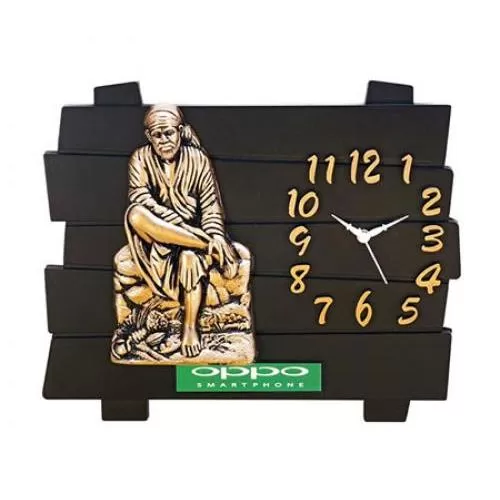  Wall Sai Baba Clock (Dial 24 mm x 122mm) ED 1701 