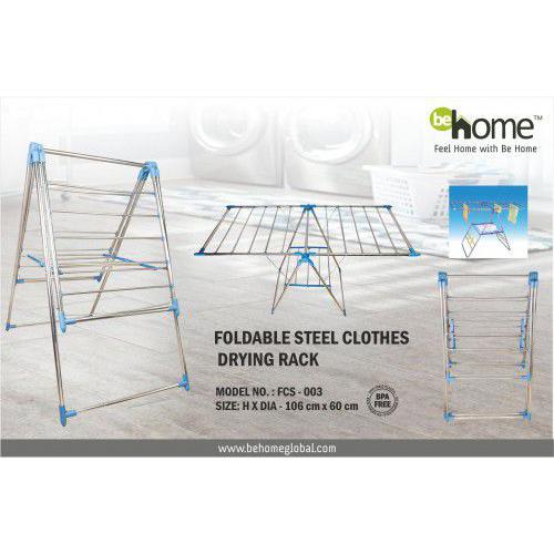 BeHome Foldable Steel Clothes Drying Rack FCS - 003
