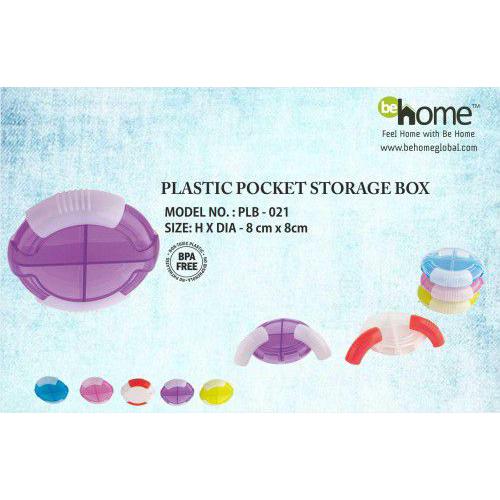 BeHome Plastic Pocket Storage Box PLB-021