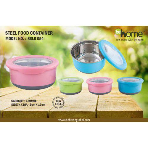 BeHome Steel Food Container SSLB - 054
