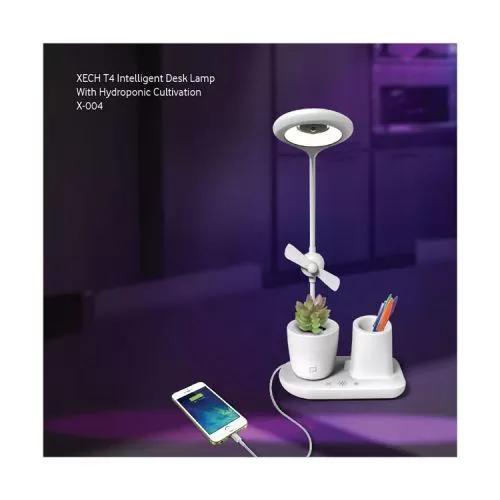 Grow Station Intelligent Desk Lamp With Hydrophonic Cultivatio T4 