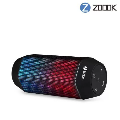Zoook Wireless Bluetooth Speaker with LED Lights & HD Sound ZB-ROCKER2
