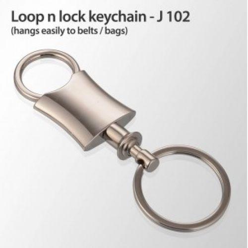LOOP N LOCK KEYCHAIN J102 