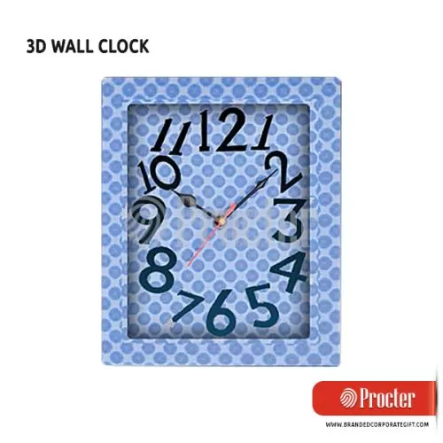 3D Wall Clock W04 