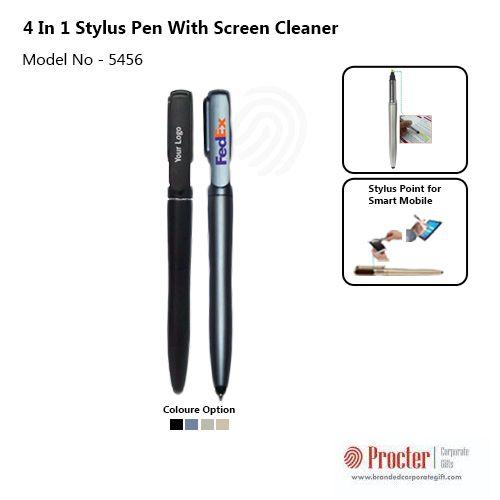 4 in 1 Stylus Pen with Screen Cleaner H-353