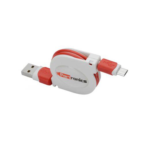 PROCTER - Portronics POR-692 Retra-M Retractable Micro USB Cable Sync and charge Smartphone's, Digital Camera'