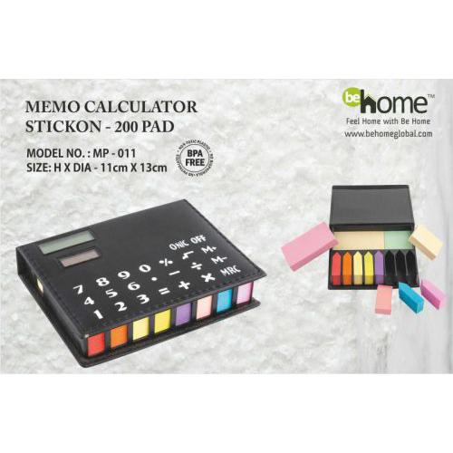 BeHome Memo Calculator Sticok MP-011