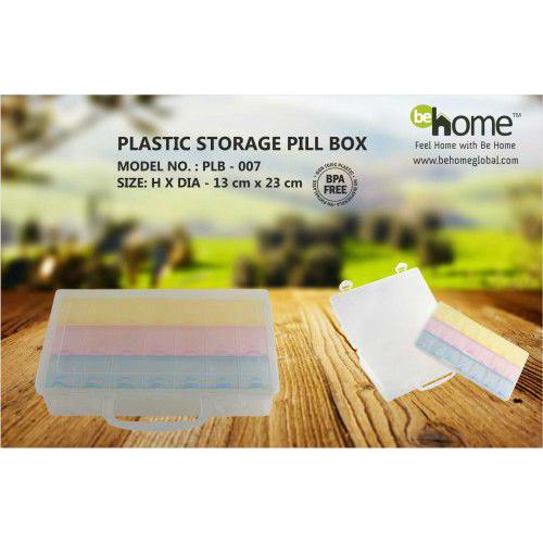 BeHome Plastic Storage Pill Box PLB-007