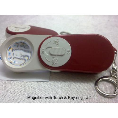 PROCTER - Key chain with Magnifier & Torch J04 