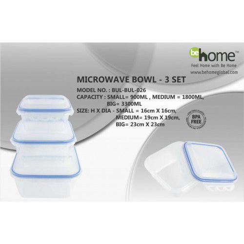BeHome Microwave Bowl Sets BUL -BUL - 026