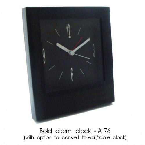 Bold alarm clock (with option to convert to wall