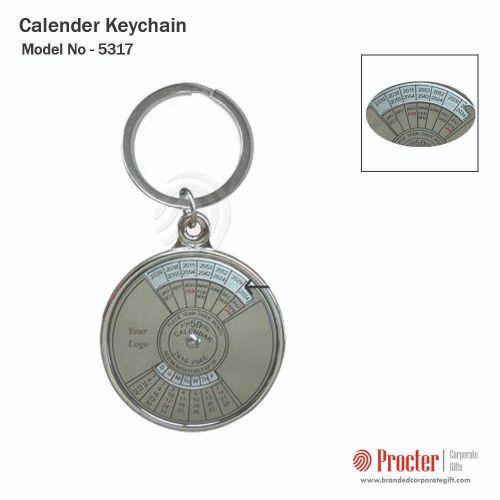 50 yrs Calendar Keychain (JR1235-Silver)