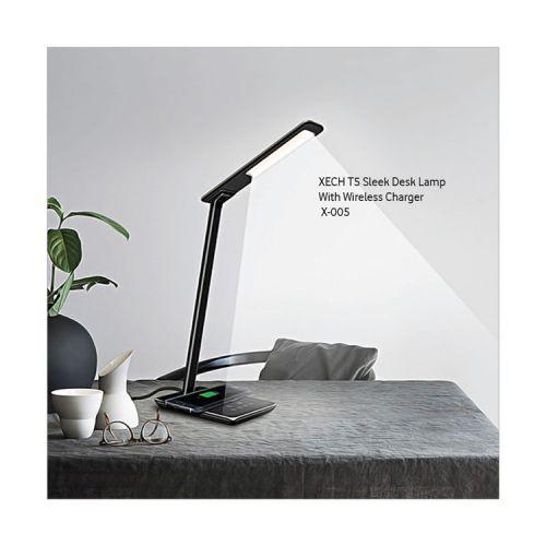 Sleek Desk Lamp with Wireless Charger T5 