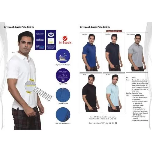 SANTHOME DRY & COOL POLO T-SHIRT 