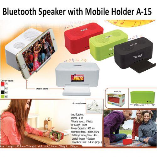Bluetooth Speaker with Mobile Holder A-15