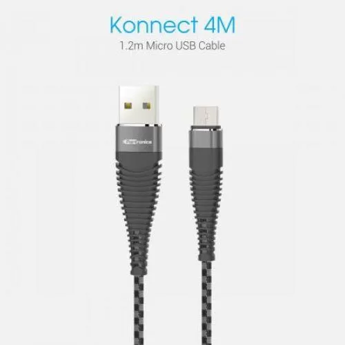 Konnect 4M 2.4A Micro USB Cable POR 874