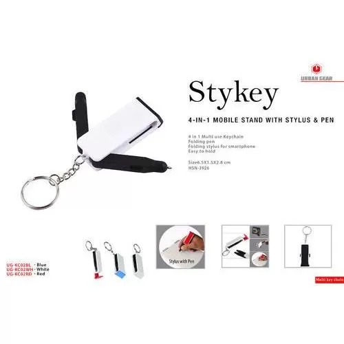 Stykey 4-in-1 Mobile Stand with Stylus & Pen UG-KC02