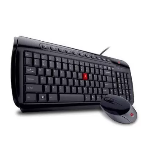 iBall Shiny(Black) Corded USB Keyboard with USB Mouse