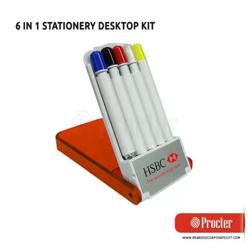 6 in 1 Desktop Stationery Kit H333