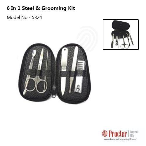 6 in 1 Steel & Grooming Kit H-440