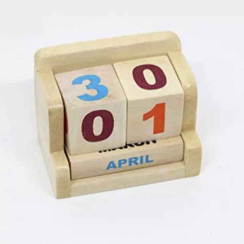 PROCTER - Minimal desk calendar - perpetual wooden calendars - Mini calendar - office stationary