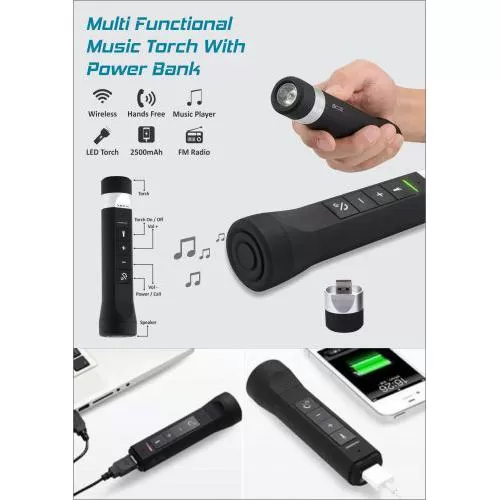 XECH MultiFunctional Torch with Powerbank 