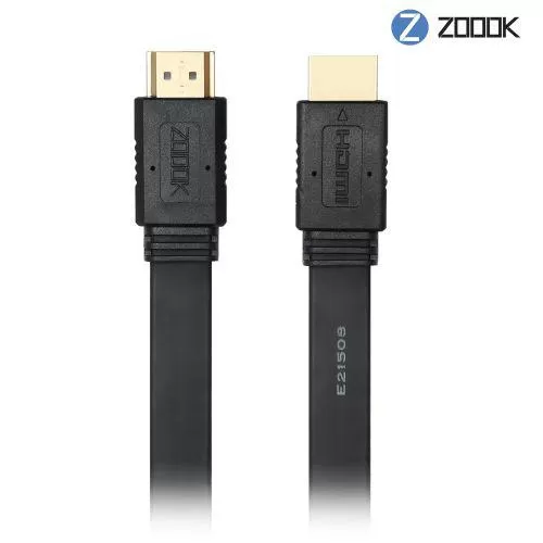PROCTER - Zoook Ultra Flat High Speed HDMI Cable with Ethernet ZT-HDF5M