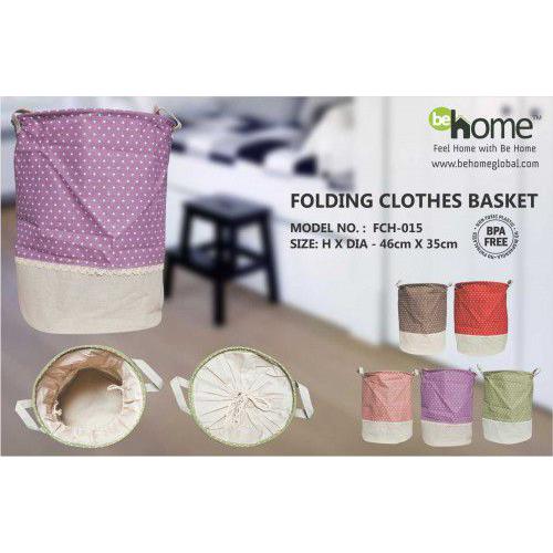 BeHome Folding Clothes Basket FCH-015