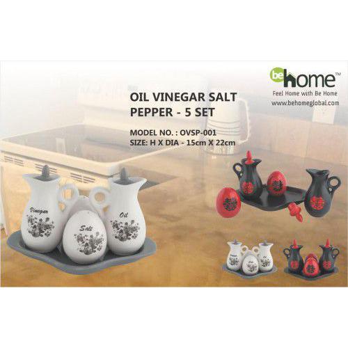 BeHome Oil Vinegar Salt Pepper OVSP-001