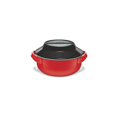 Milton Microwow 1000 Insulated Casserole, 820 ml, Red FG-THF-FTK-0274