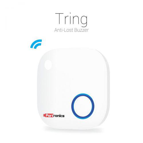 Portronics Tring - Bluetooth Anti lost Alarm with key-finder & Remote-Camera Shutter function for Ap
