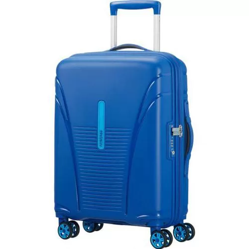 American Tourister Skytracer 55cm Highline Blue Hard Suitcase