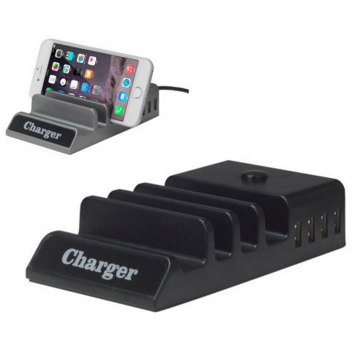 4 Port charger with Mobile Stand